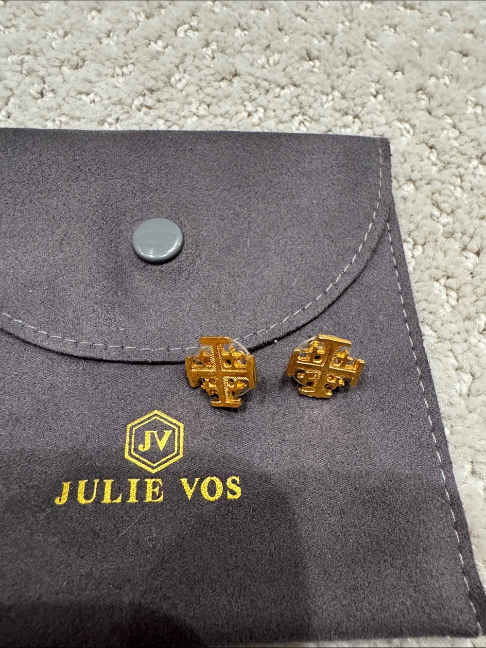 Julie Vos Cross Earrings